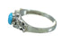 Sterling Silver Turquoise Southwestern Ring Size 5-3/4 QX84508